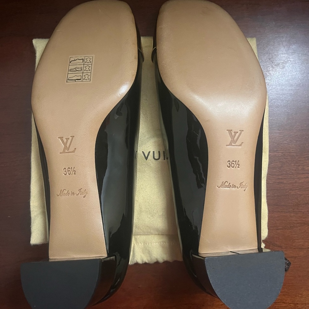 Brand New Patent Leather Louis Vuitton Heels - Picture 2 of 3